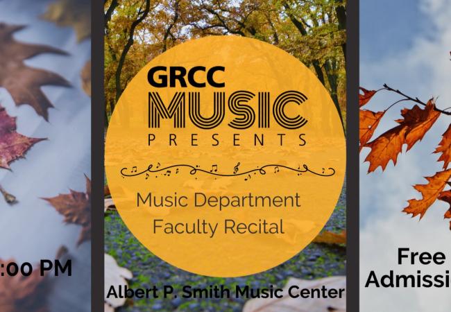GRCC Music Presents: Music Department Faculty Recital