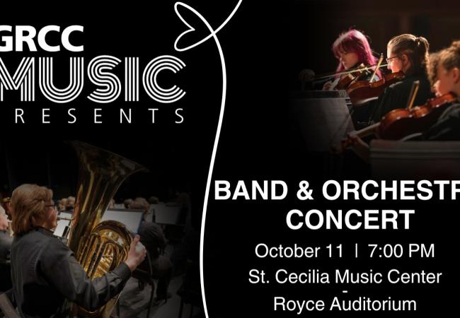 GRCC Music Presents: Band and Orchestra Concert