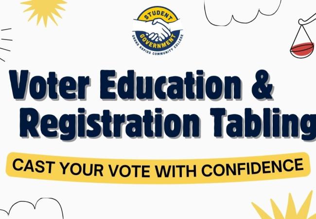 Voter Education & Registration Tabling