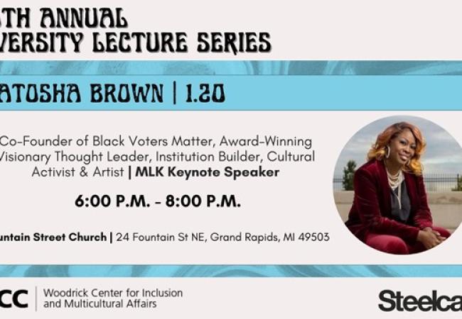 Diversity Lecture Series: Latosha Brown (MLK Keynote Speaker)