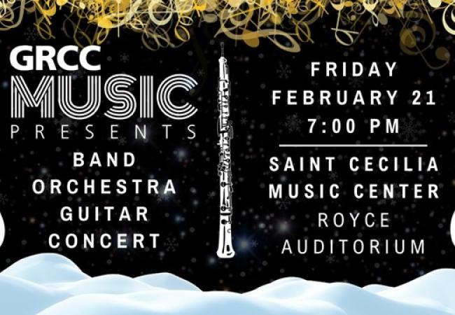 GRCC Music Presents: Band/Orchestra/Guitar Concert