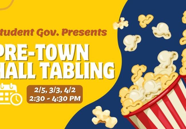 Pre-Town Hall Tabling