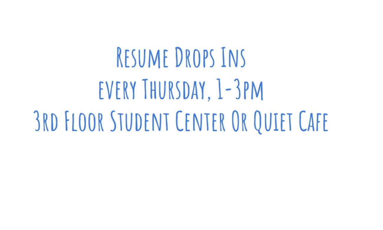 Resume Drop Ins