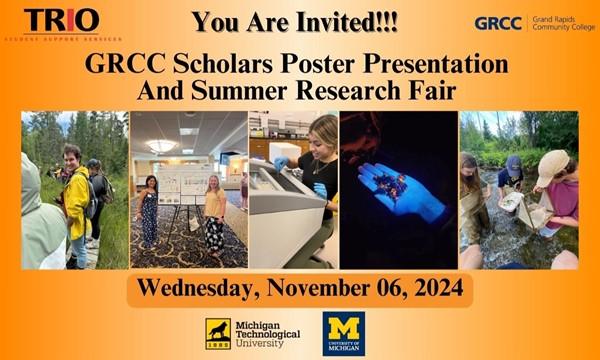 GRCC Scholars Poster Presentation And Summer Research Fair 