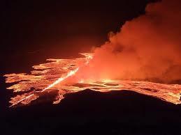 Iceland volcano erputing