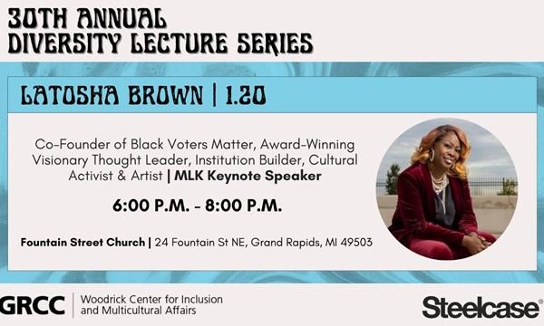 Diversity Lecture Series: Latosha Brown (MLK Keynote Speaker)