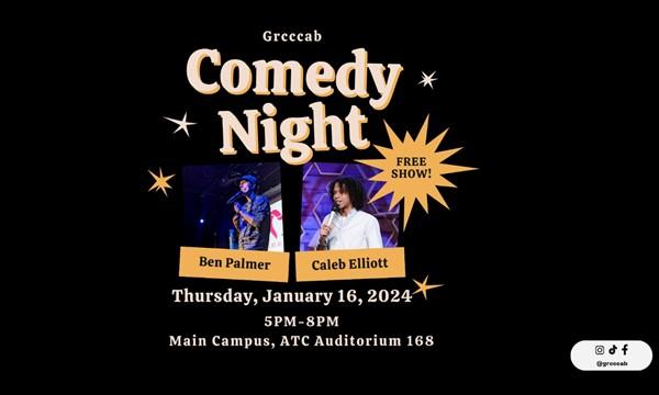 Comedy night with Ben Palmer & Caleb Elliott