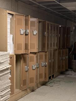 locker demo rec center