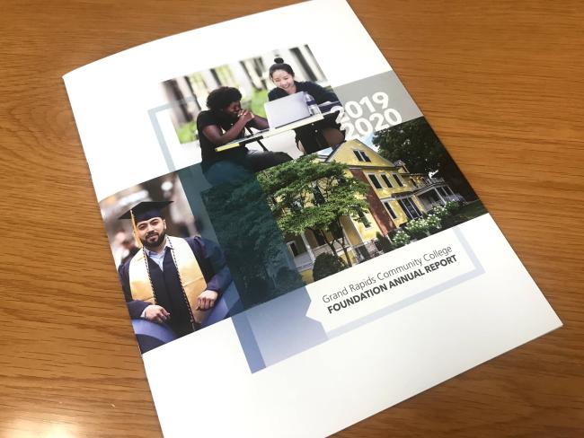 A copy of the GRCC Foundation annual report.