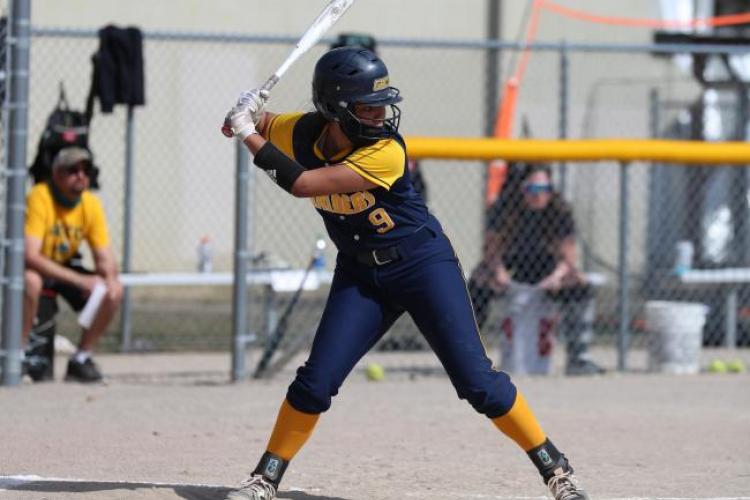 Alexis Nguyen at bat.