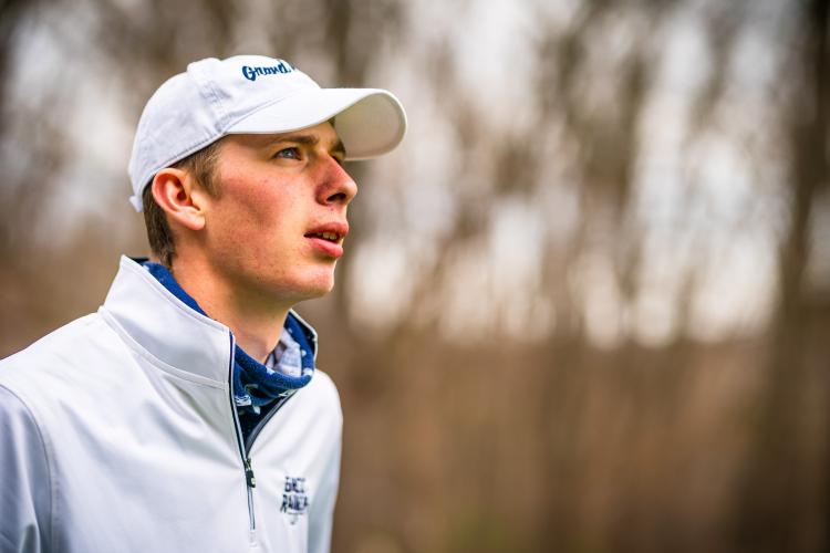 Arie Jackman on the golf course.