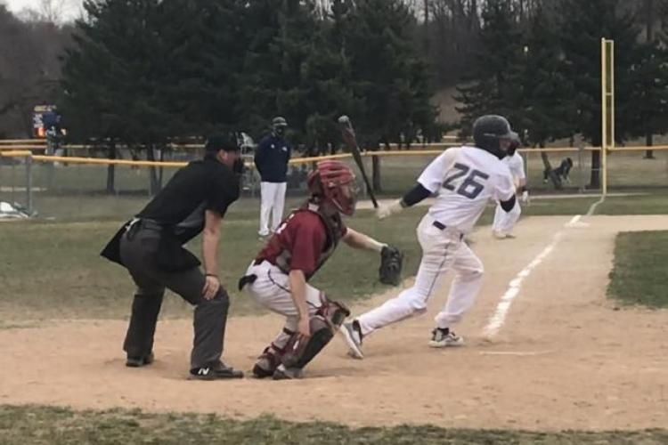 Fernando Calderone following through on a swing.