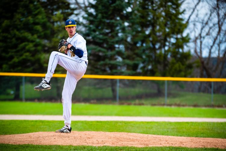 Drew Murphy pitching.